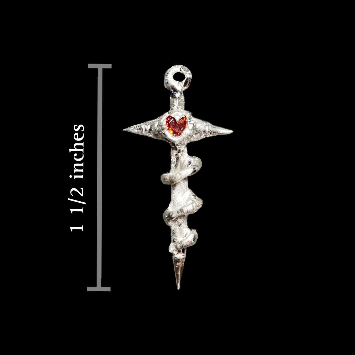 Heart Sword Necklace