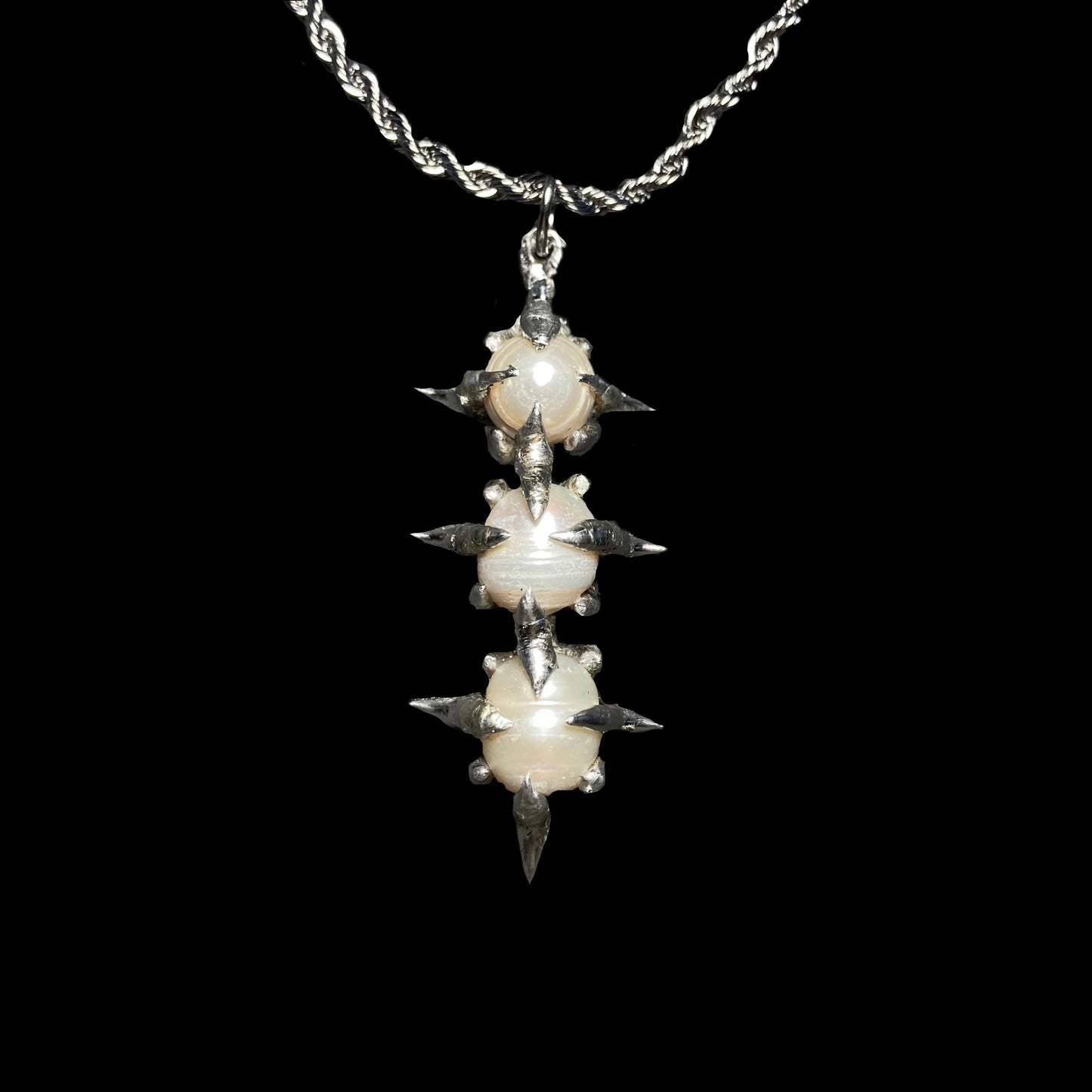 Pearl Spike Necklace
