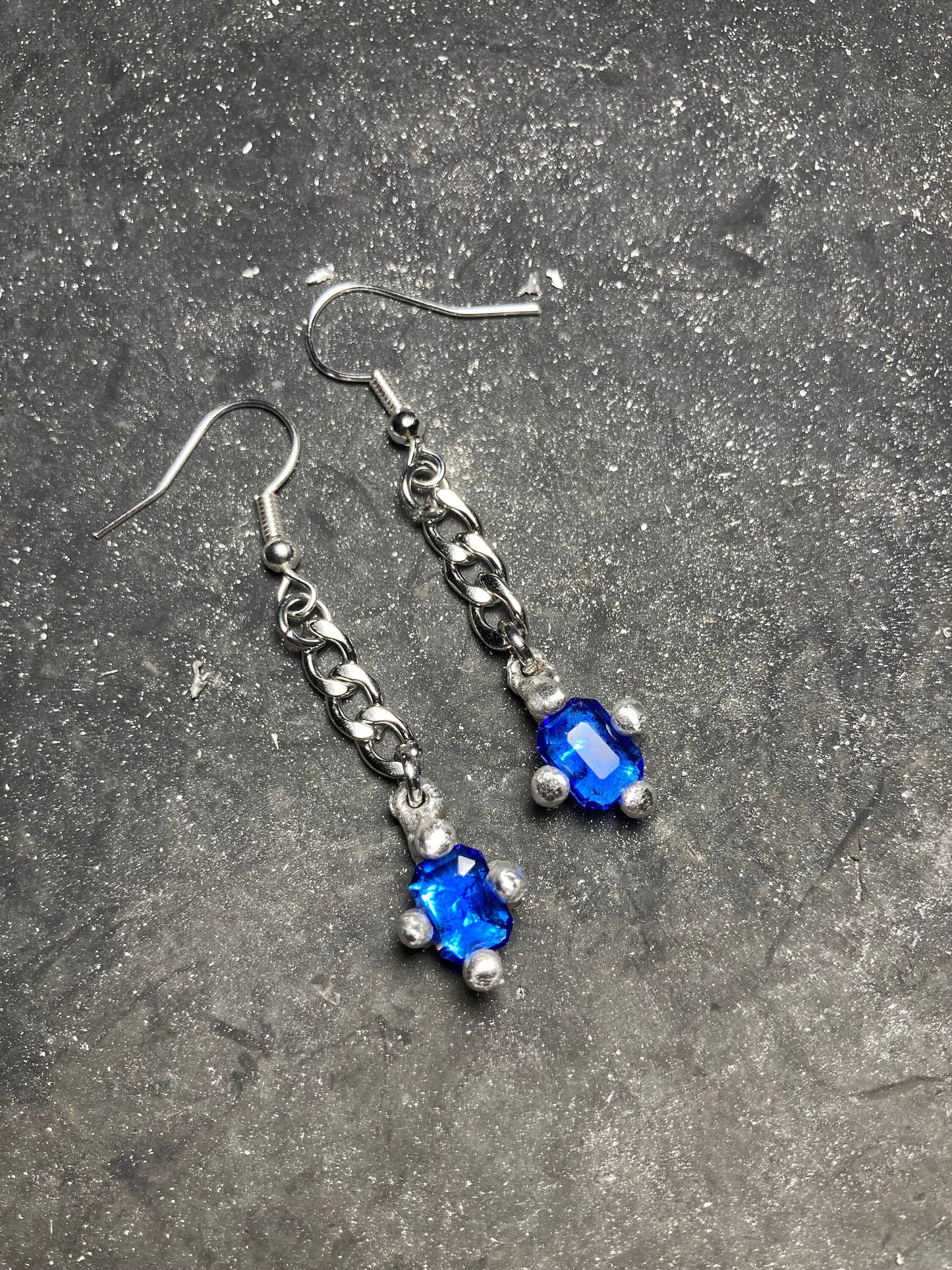 Drop Chain Earrings | Soldered Lead Free