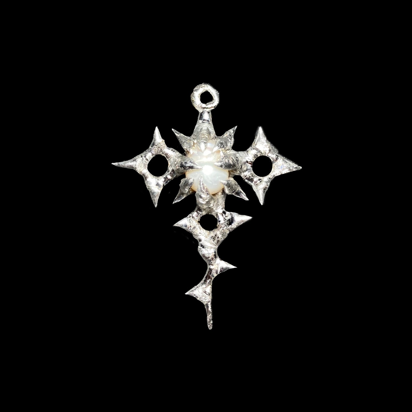 Pearl Thorn Necklace | Lead Free