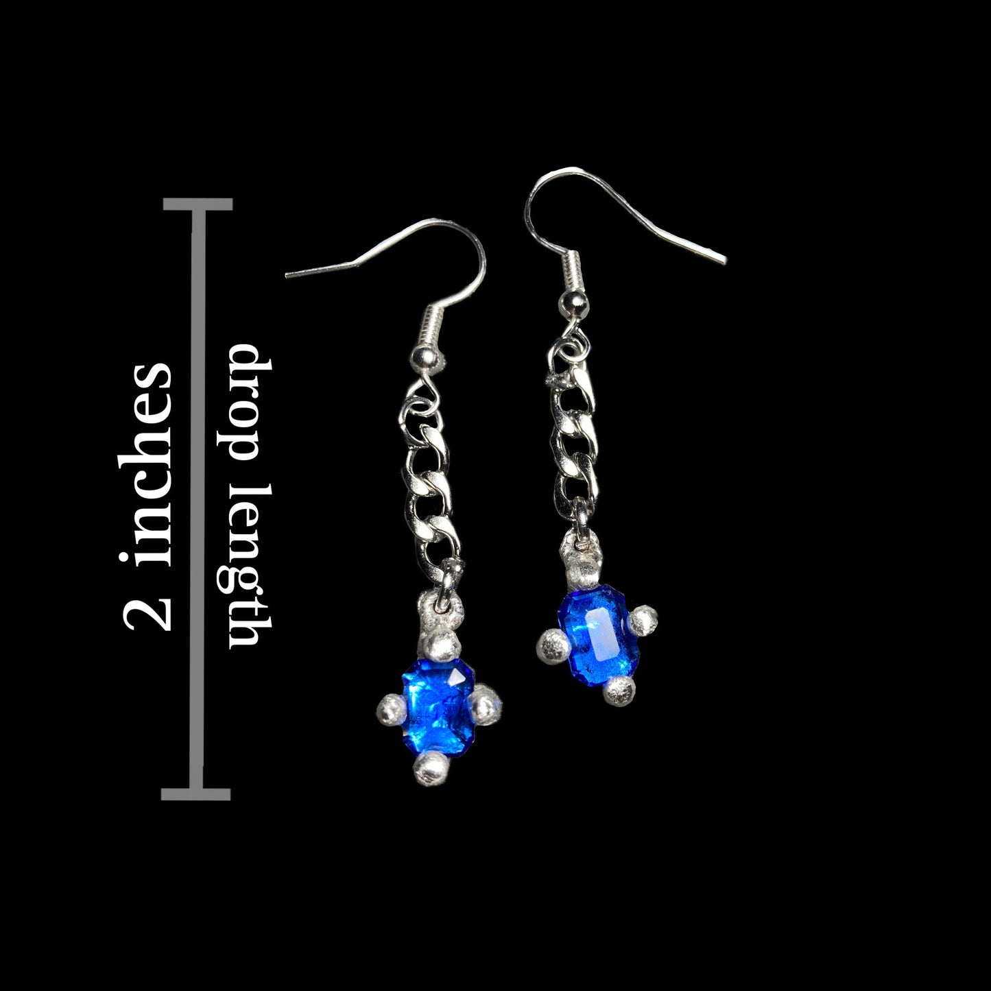 Drop Chain Earrings | Soldered Lead Free