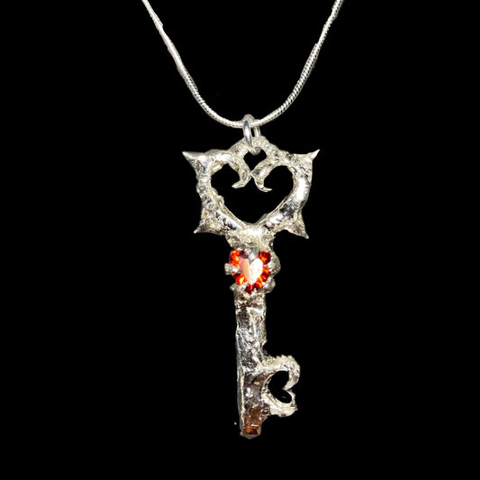 Heart Key Necklace | Lead Free
