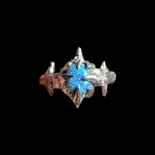 Blue Opalite Ring | Soldered | Lead Free