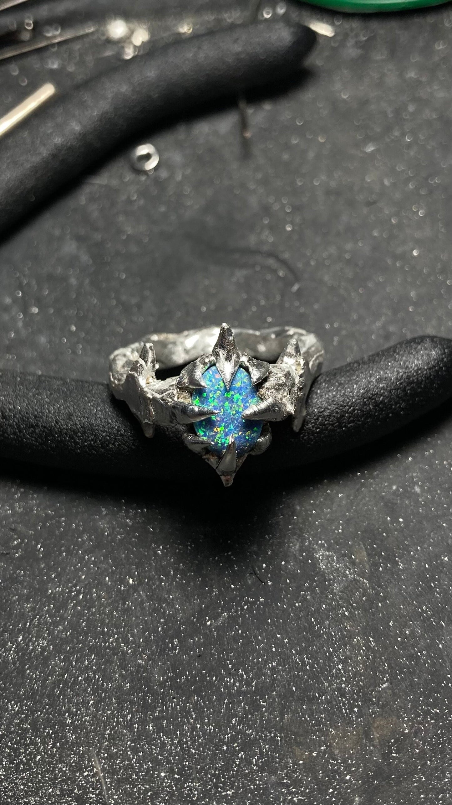 Blue Opalite Ring | Soldered | Lead Free