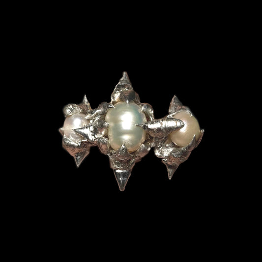 Gothic Pearl Ring